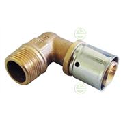 Пресс-угольник Oventrop Cofit P 20x1/2" НР 90° - фитинги для металлопластиковых труб 1512345
