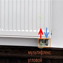 Краны для радиаторов с нижним угловым подключением - купить узлы подключения для радиаторов отопления частного дома