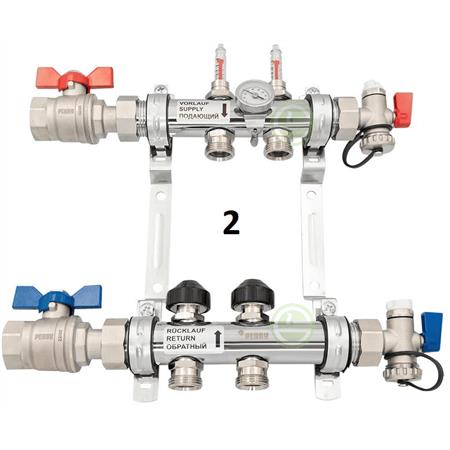 Коллектор с расходомерами Рехау HKV-D 12080213002