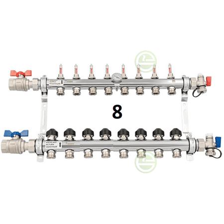 Коллектор с расходомерами Рехау HKV-D 12080813002