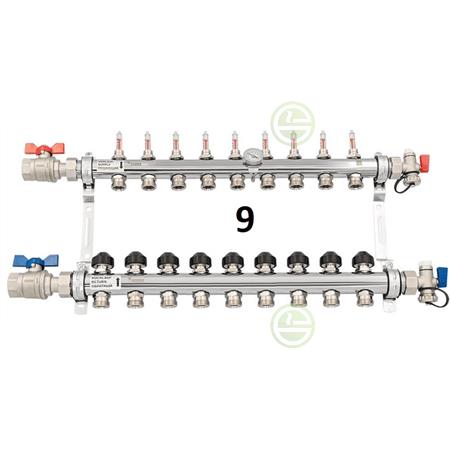 Коллектор с расходомерами Рехау HKV-D 12080913002