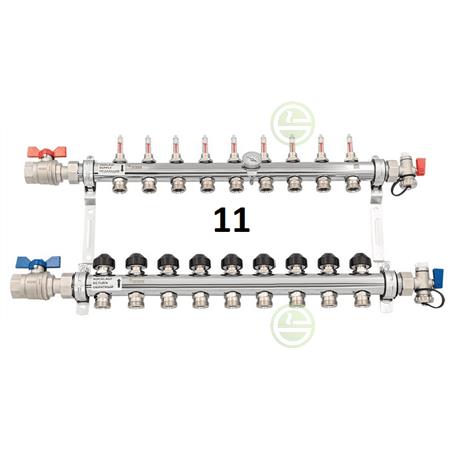 Коллектор с расходомерами Рехау HKV-D 12081013002