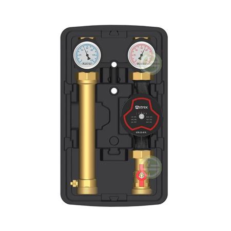 Насосная группа Meibes AstroFlow UC 1 1/4" DN 32 прямая, c насосом Astrex GTA 32-8.0, без смесителя A66912SH