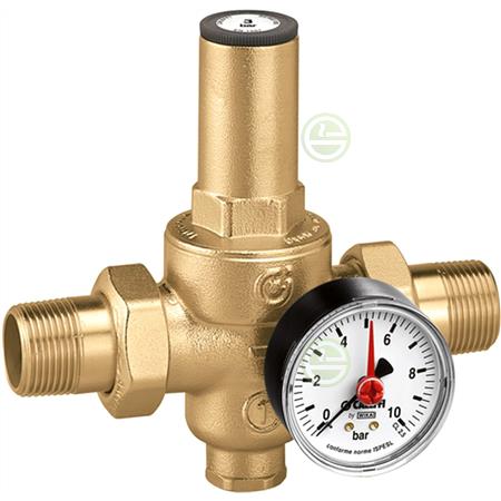 Редуктор давления Caleffi 5360 3/4" НГ с манометром 536051