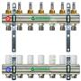 Коллектор Comisa 7 (88.50.416) с расходомерами - распределительные коллекторы для теплого пола 88.50.416