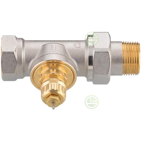 Кран Danfoss RTR-G 1/2"ВР х 1/2"НР с боковым прямым подключением (013G7024) термостатический - подающая подводка 013G7024