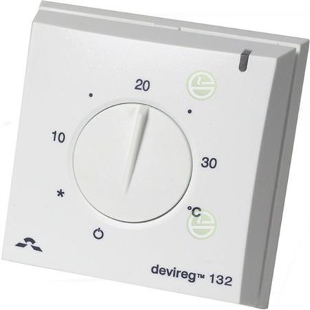 Термостат Devi DEVIreg 132 5-35°C 16A с датчиками пола и воздуха 140F1011