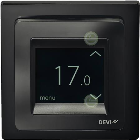 Термостат Devi DEVIreg Touch с комбинацией датчиков, черный 140F1069