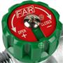 Коллектор Far FK 3822 1"ВН на 3 выхода 3/4"ЕК (FK 3822 134) с вентилями - коллекторы для воды FK 3822 134