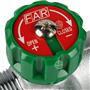 Коллектор Far FK 3824 3/4"ВН под прокладку на 4 выхода 1/2"НР (FK 3824 3412TP) с запорными вентилями FK 3824 3412TP