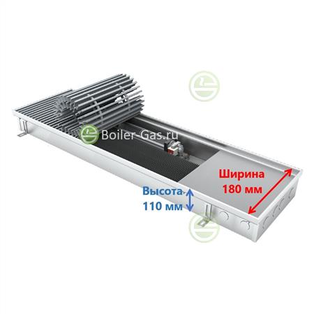 Конвектор Varmann Qtherm 180/110/2750 с принудительной конвекцией - внутрипольный Q 180.110.2750 RR U EV1