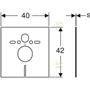 Звукоизолирующий комплект Geberit для инсталляции унатаза/биде 156.050.00.1