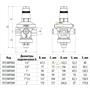 Редуктор давления Giacomini R153M 1/2" ВР мембранный R153MY003