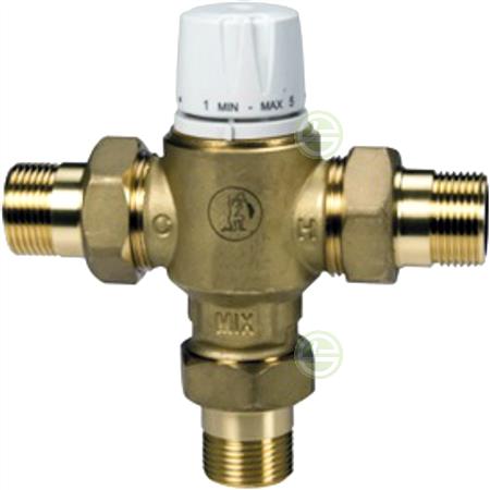 Термостатический клапан Giacomini R156-2 1 1/4"НР Kvs=5,8 с защитой от ожога R156Y226
