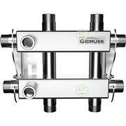 Коллектор кольцевой Gidruss RMSS-40-3 на 3 контура 1,7 м³/ч, нержавейка RM 40A30 21