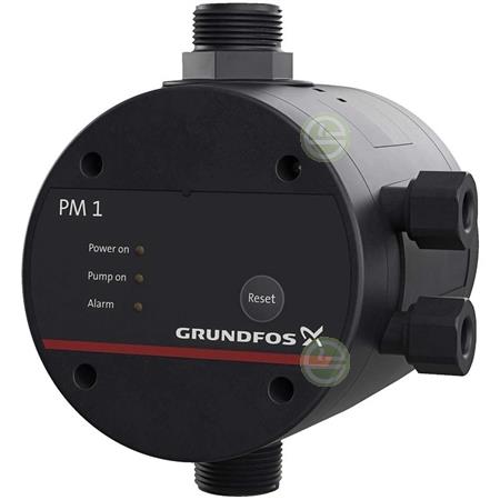 Реле давления Grundfos PM 1-15 1"ВР 1,5-1,9 бар 220В (96848693) с защитой от сухого хода 96848693