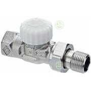 Кран Heimeier V-Exact II 1/2"ВР х 1/2"НР с боковым прямым подключением (3712-02.000) термостатический - подача 3712-02.000