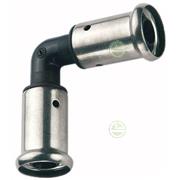 Пресс-угол Henco 16 90° (пластик) - фитинги для металлопластиковых труб 1PK-1616