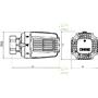 Термостат Herz 7230 0-28°C со шкалой 0-6 резьбовое соединение M28 x 1,5 1 7230 06