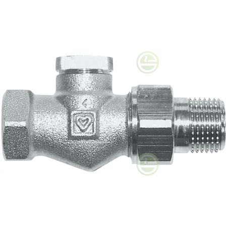 Кран Herz RL-1 1/2"ВР х 1/2"НР с боковым прямым подключением (1372341) на обратную подводку 1372341