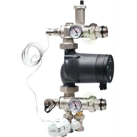 Смесительный узел Icma M059 с насосом Grundfos Alpha2 25/60-130
 M059