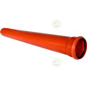 Труба Nashorn НПВХ 110 x 3000 Насхорн наружная канализация Nashorn PVC-U 110*2,2*3000