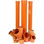 Труба Nashorn НПВХ 110 x 6000 Насхорн наружная канализация Nashorn PVC-U 110*2,2*6000