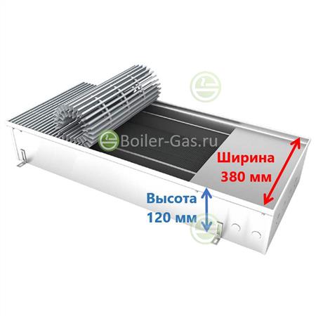 Конвектор Бриз M 380/120/3000 с естественной конвекцией - внутрипольный BM 380-120-3000