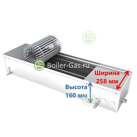 Конвектор Eva KC 160.258.2750 с естественной конвекцией - внутрипольный KC.160.258.2750.RR.O