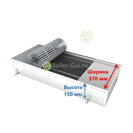 Конвектор Varmann Ntherm 370/150/2200 с естественной конвекцией - внутрипольный N 370.150.2200 RR U EV1 ES