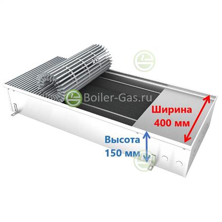 Конвектор Vitron ВК 150.400.2150 12ТП с естественной конвекцией - внутрипольный конвектор для отопления частного дома ВК.150.400.2150.12ТП