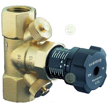 Балансировочный клапан Oventrop Hycocon VTZ 3/4" ВР ручной (1061706) - регулирующая арматура для систем отопления 1061706