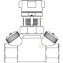 Балансировочный клапан Oventrop Hycocon VTZ 1" ВР ручной (1061708) - регулирующая арматура для систем отопления 1061708