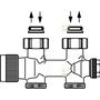 Узел подключения Oventrop Multiblock T 3/4" НГ x 3/4" НР прямой, для двухтрубных систем 1184013