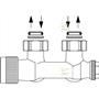 Узел подключения Oventrop Multiblock T 3/4" НГ x 3/4" НР угловой, для двухтрубных систем 1184014