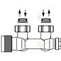 Узел подключения Oventrop Multiblock TU 3/4" НГ x 3/4" НР угловой, перенастраиваемый 1184024