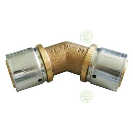 Пресс-угольник Oventrop Cofit P 32 45° - фитинги для металлопластиковых труб 1512949