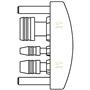 Универсальный калибратор Oventrop Combi HT для полиэтиленовых труб 16-32 мм 1569594