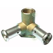 Пресс-водорозетка Henco 16х1/2" ВР (оловянное покрытие) - фитинги для металлопластиковых труб 3P-160416A