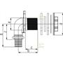 Угольник настенный Rehau для ДСП 20-Rp 1/2x28 RX+ 14563771001