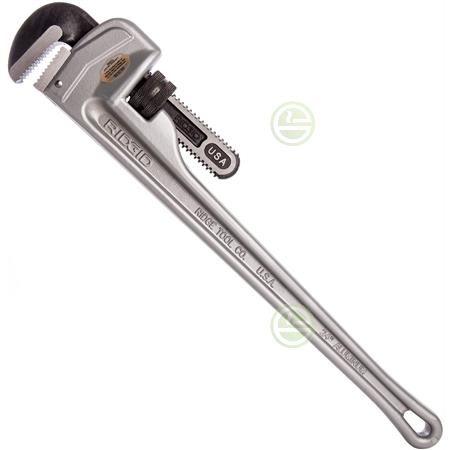 Прямой ключ Ridgid на 24" для труб диаметром 3" (31105) алюминиевый - инструменты для монтажа труб 31105
