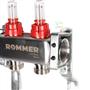 Коллектор Rommer RMS-1200 из нержавеющей стали с расходомерами 2 вых. RMS-1200-000002