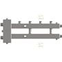 Коллектор с гидрострелкой Север М2+1 Aisi на 3 контура (2 вверх, 1 вбок) до 70 кВт (1915026) из нержавеющей стали 1915026