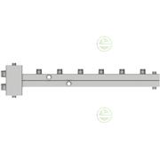 Коллектор с гидрострелкой Север Т3 Aisi на 3 контура до 50 кВт (1915030) из нержавеющей стали 1915030