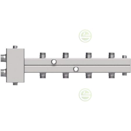 Коллектор с гидрострелкой Север Т4 Aisi на 4 контура до 50 кВт (1915031) из нержавеющей стали 1915031