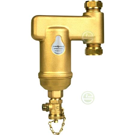 Сепаратор Spirotech Spirotrap Vertical 3/4" латунь, вертикальное подсоединение АЕ075V