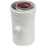 Горизонтальный конденсатосборник Stout 60/100 мм SCA-6010-000102 для коаксиального дымохода газового котла