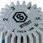 Термостат Stout SHT 0001 t=6-28°C (SHT 0001 003015) с газожидкостным чувств. элементом - термоголовки для радиаторов SHT 0001 003015