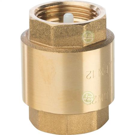 Обратный клапан Stout SVC-0002 1" с пластиковым затвором (SVC-0002-000025) - купить обратные клапаны для систем отопления и водоснабжения SVC-0002-000025