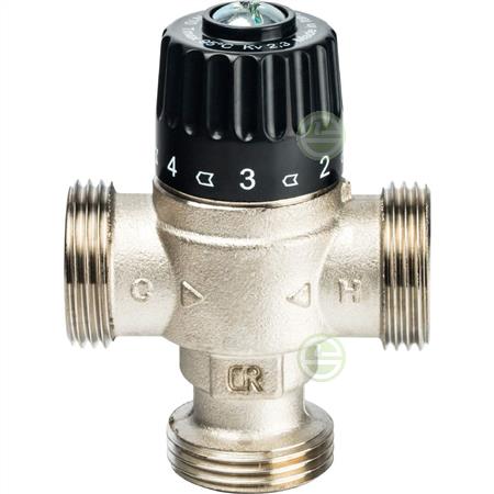 Термостатический клапан Stout SVM 1"НР 30-65°C Kvs=2,3 (SVM-0025-236525) - арматура для горячего водоснабжения SVM-0025-236525